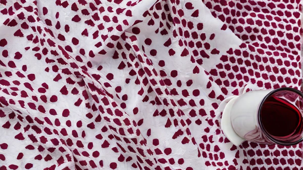 How To Get Red Wine Out Of A Tablecloth