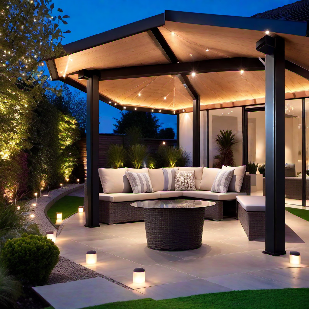 37. Star-Gazing Sanctuary: Gazebo Concepts for Nighttime Relaxation