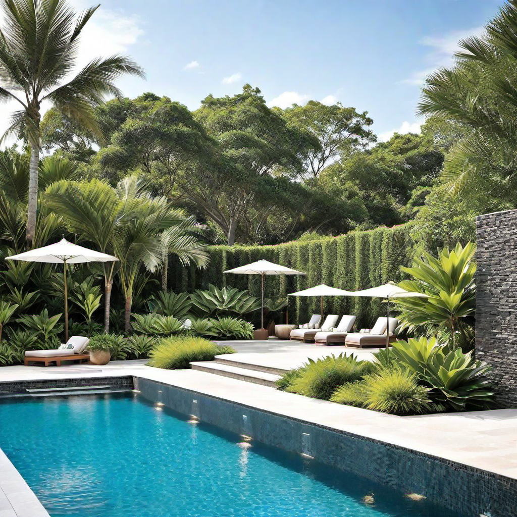 Luxurious Escape: High-End Pool Landscape Design