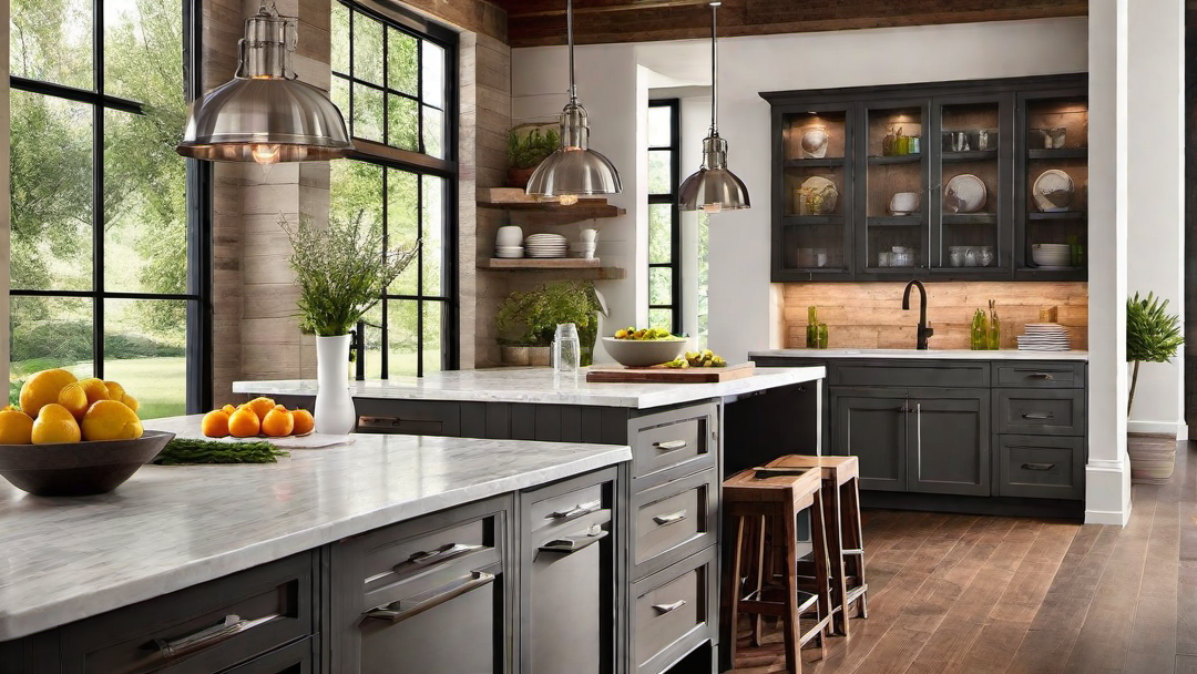 Sleek Appliances: Blending Modern Conveniences with Rustic Aesthetics