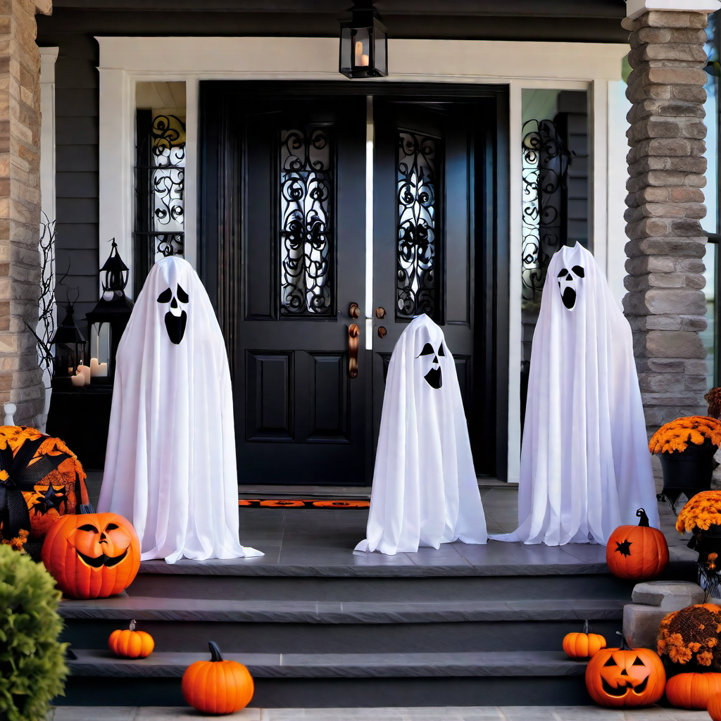 Haunted Welcome: Ghostly Decorations for the Front Porch