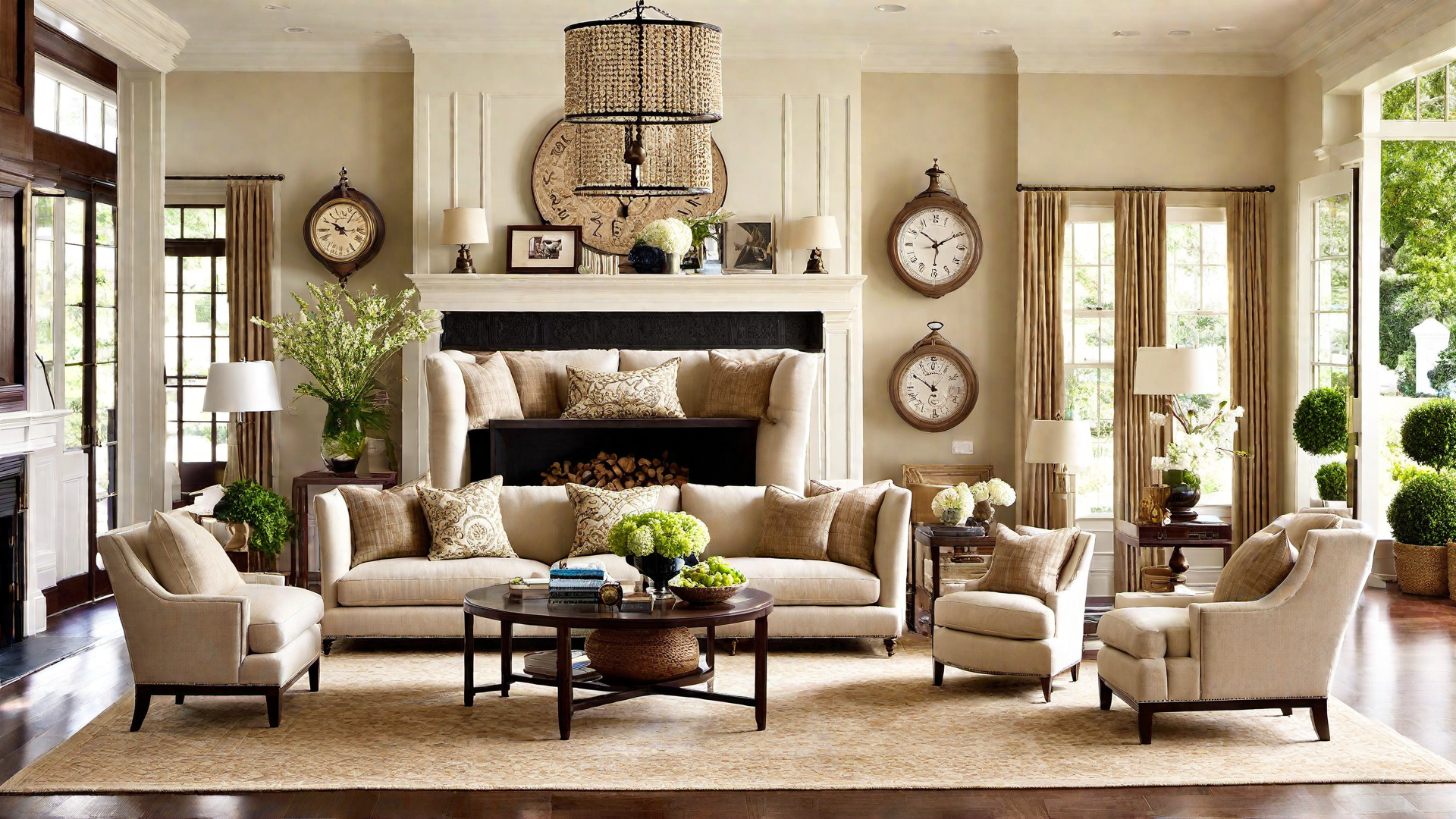 Timeless Accessories: Clocks, Mirrors, and More