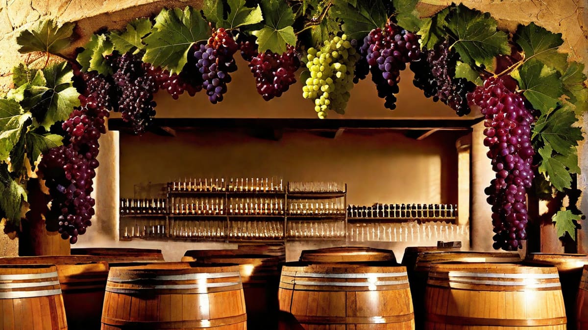 Fermenting Grapes