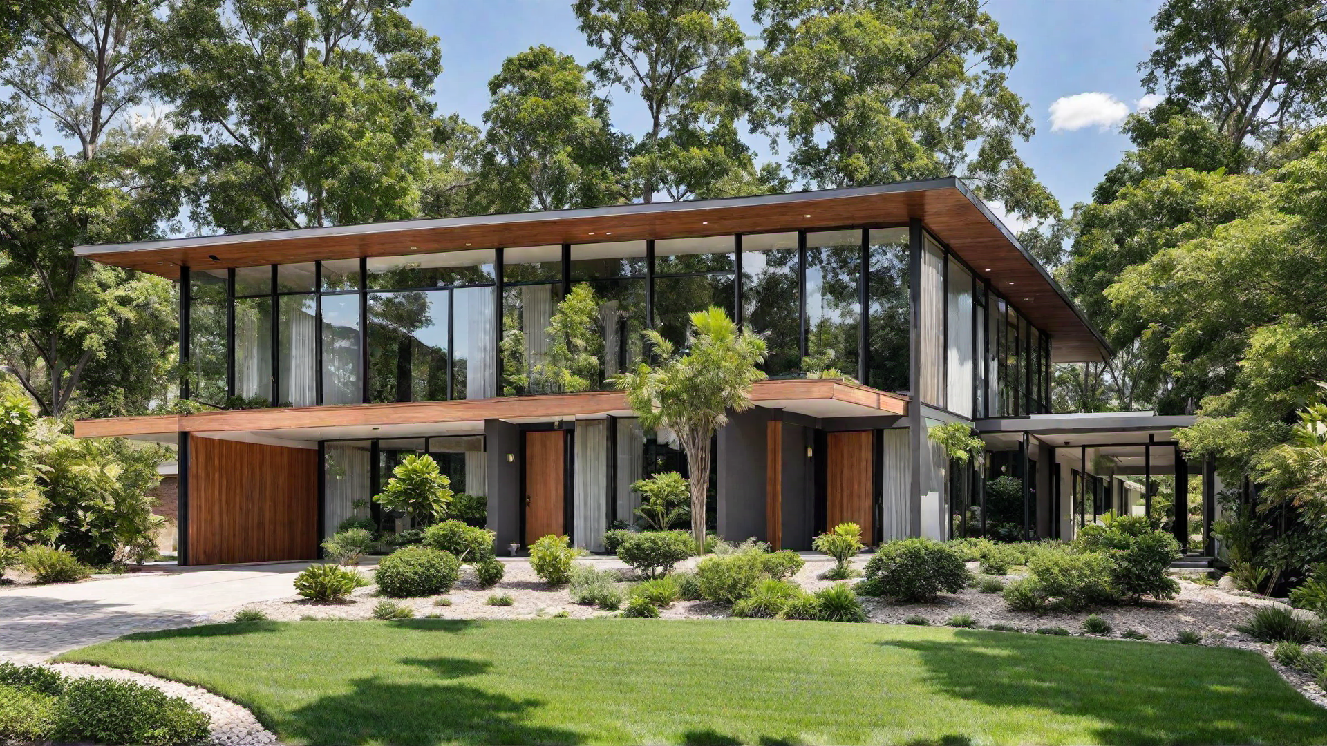 Mid-Century Landscaping: Clean and Low-Maintenance