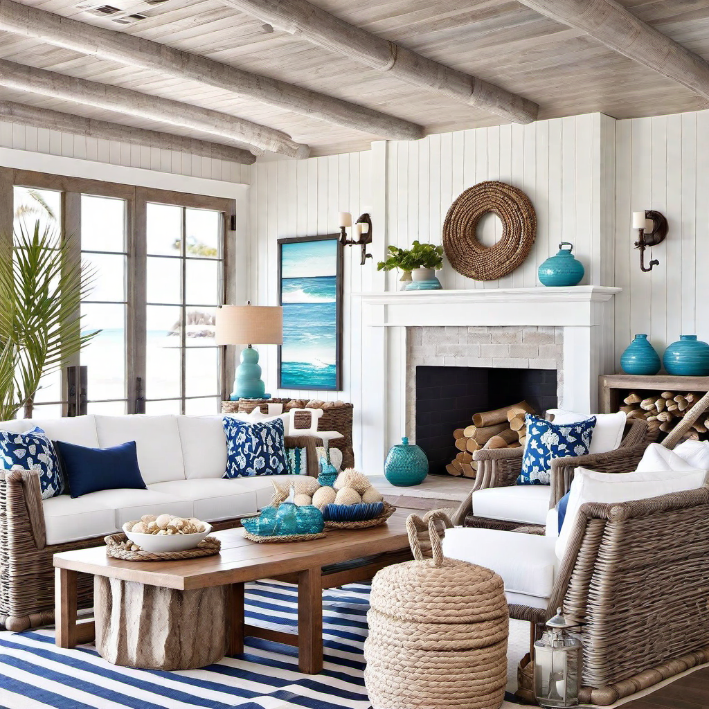 Coastal Cabin Interior: Nautical Touches for a Seaside Retreat