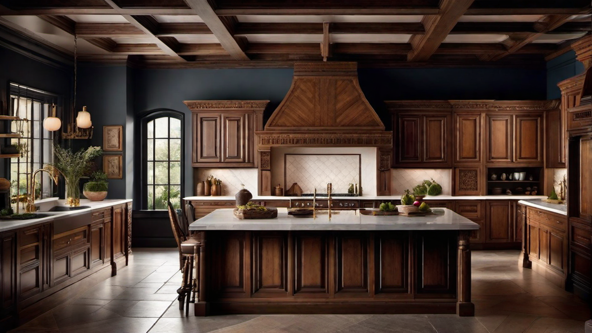 Colonial Craftsmanship: Handcrafted Details in Kitchen Design