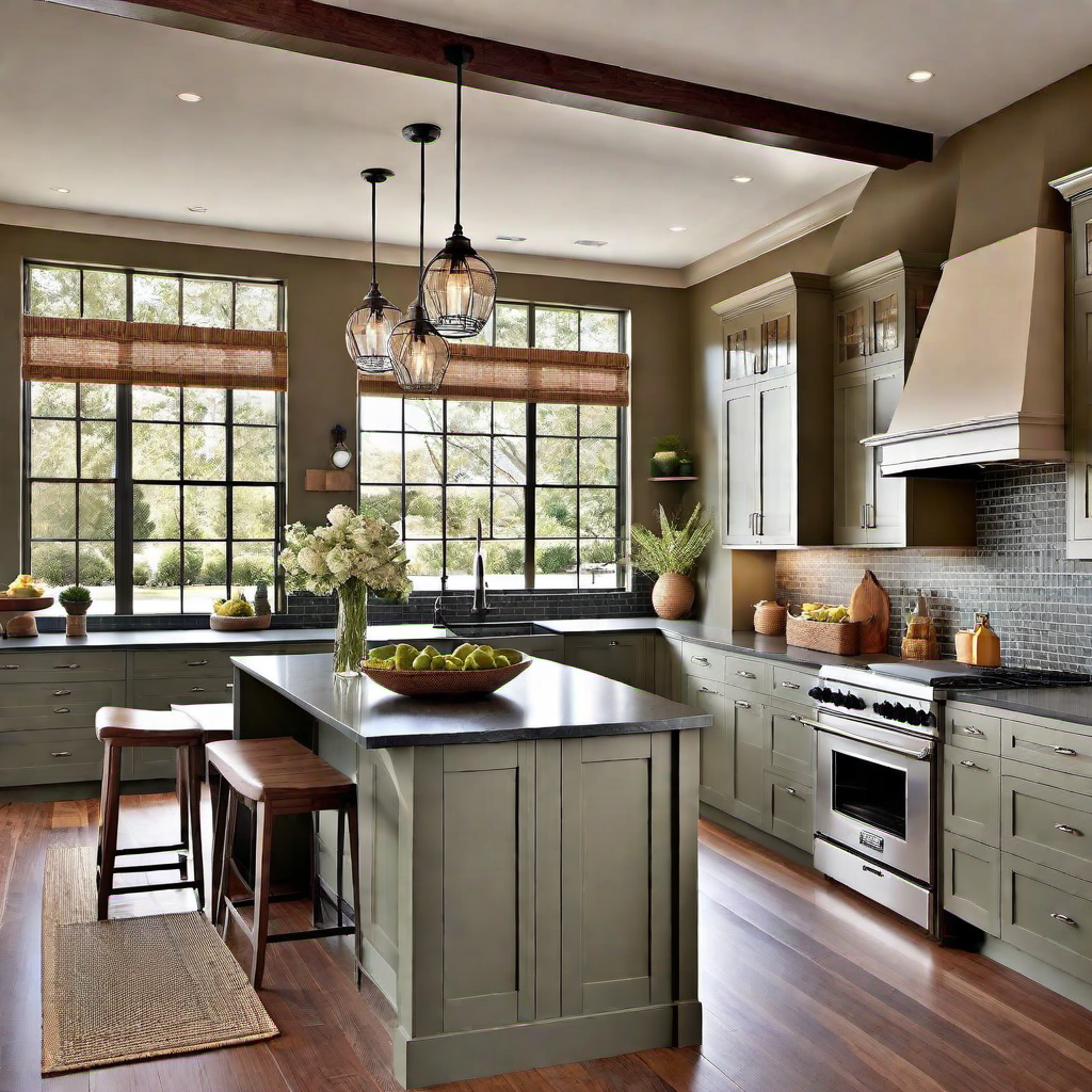 Craftsman Kitchen Colors: Earthy Palettes for Coziness