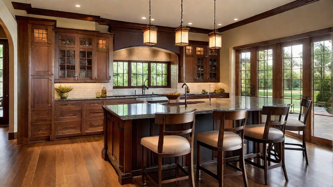Ample Lighting: Illuminating Craftsman Style Kitchen Spaces