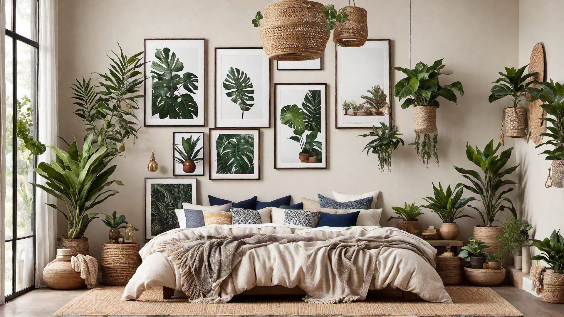 Art Gallery Walls: Creating a Boho Art Display