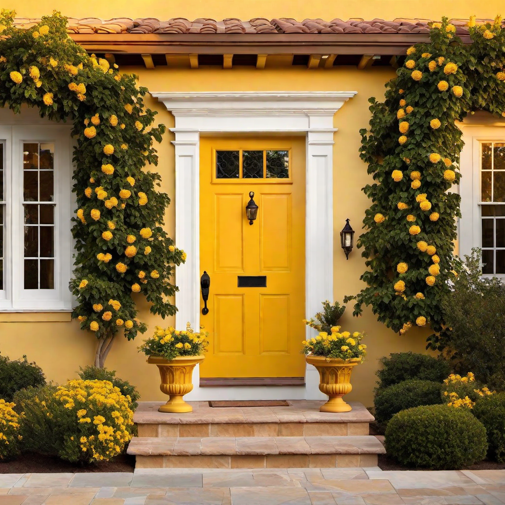 Golden Hour: Warm Yellow House Exterior Colors