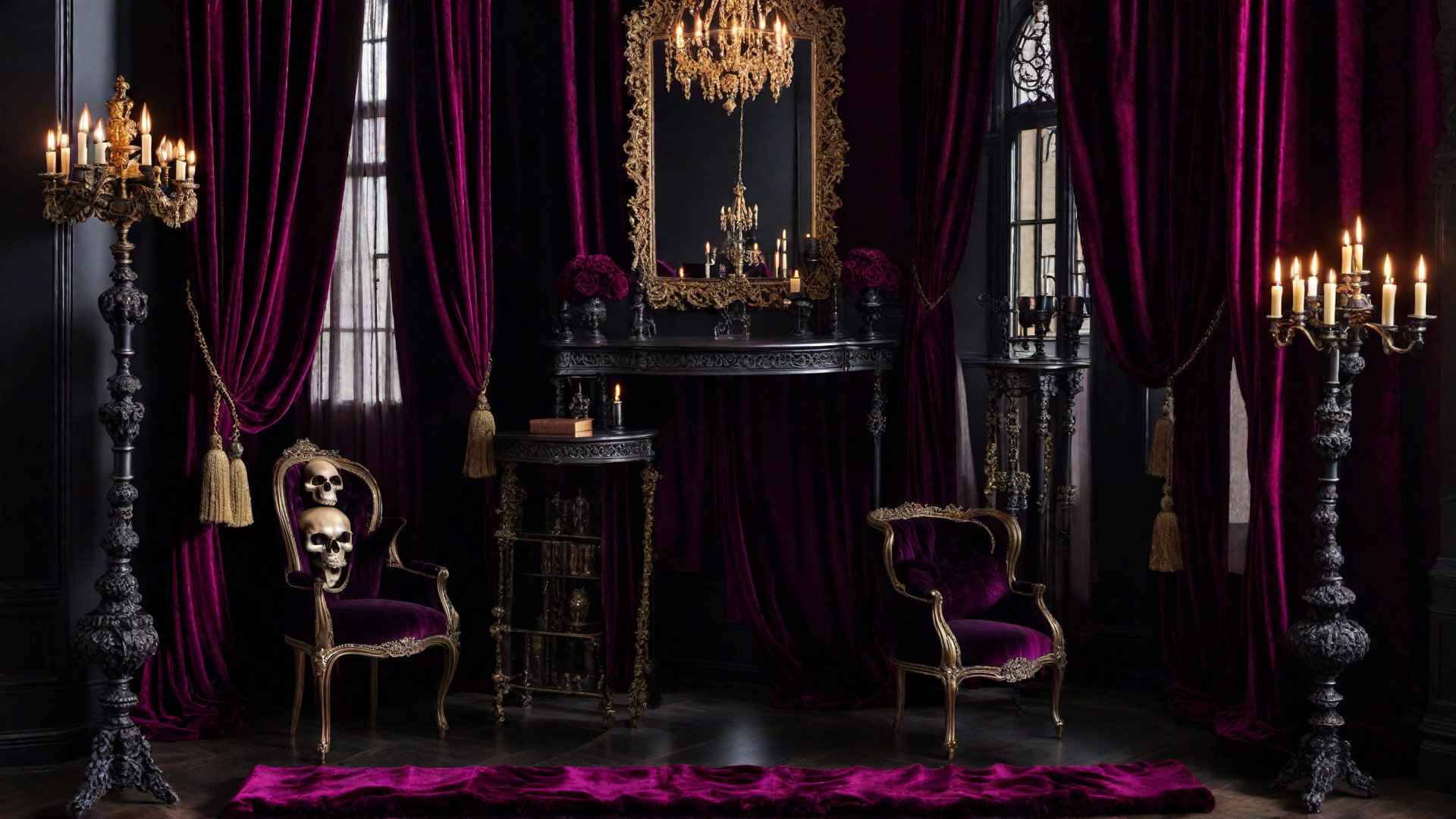Dramatic Drapery: Velvet Curtains for a Theatrical Look