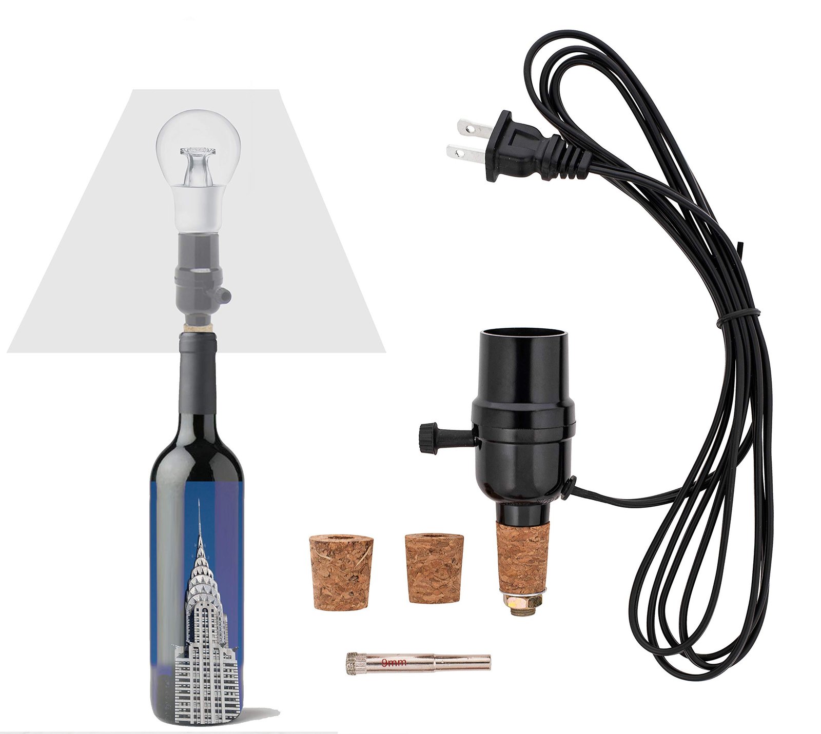 VINO LIGHT DIY Bottle Lamp Kit