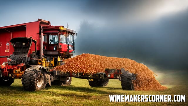 Crushing Of Grapes