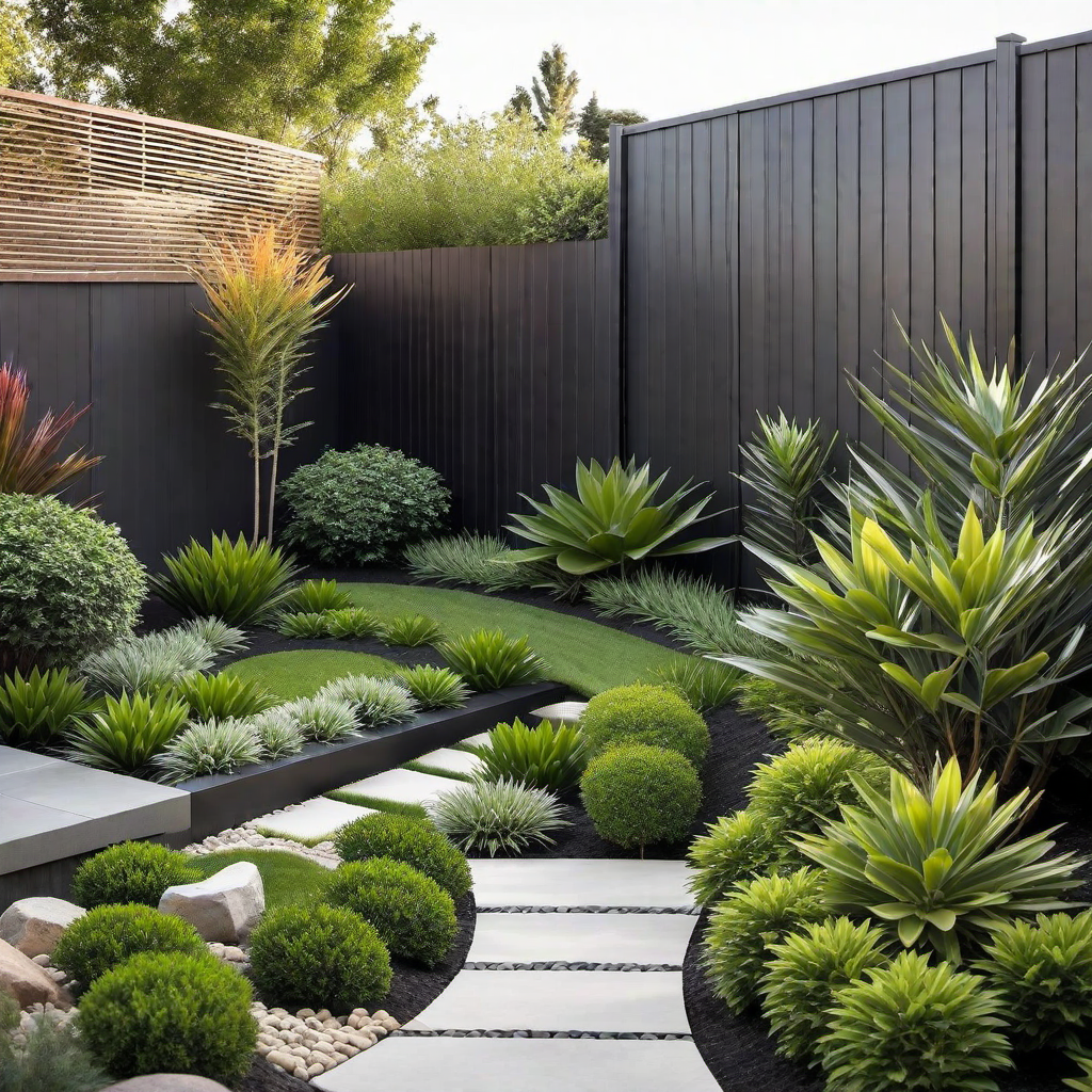 Modern Oasis: Modern Backyard Landscaping