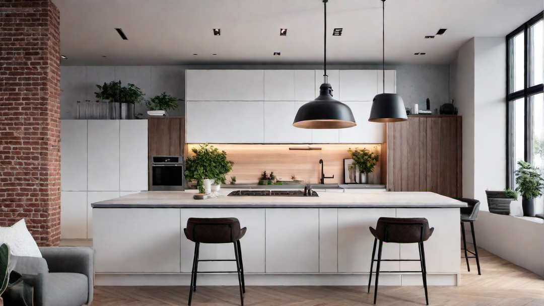 Industrial Accents: Urban Influence on a Scandinavian Kitchen