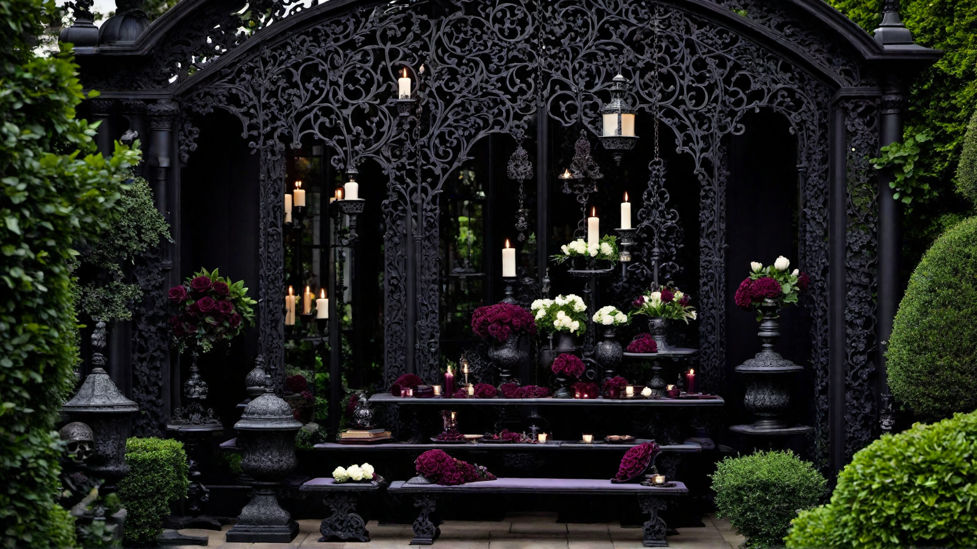 Gothic Garden: Bringing the Dark Aesthetic Outside