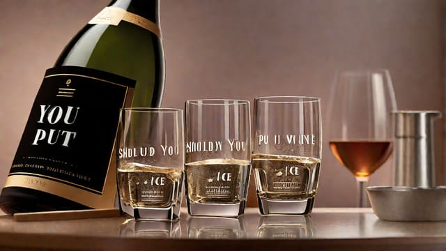 Should You Put Ice In Wine