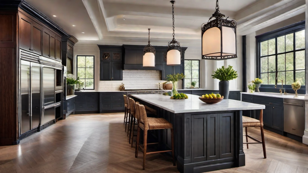 Vintage Flair: Traditional Kitchen with Retro Appliances