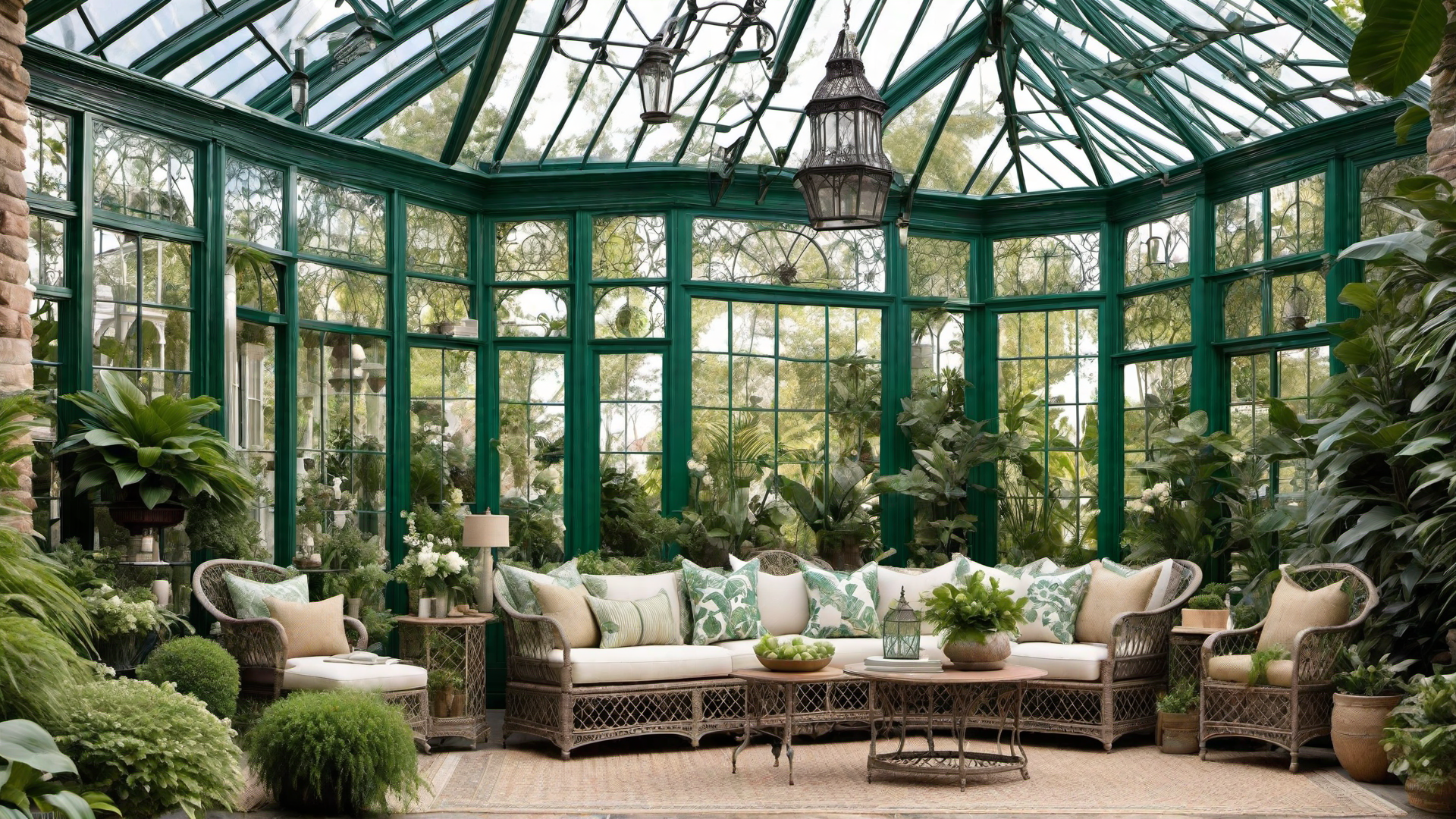 Vintage Greenhouse: Victorian-Inspired Green Home Conservatory