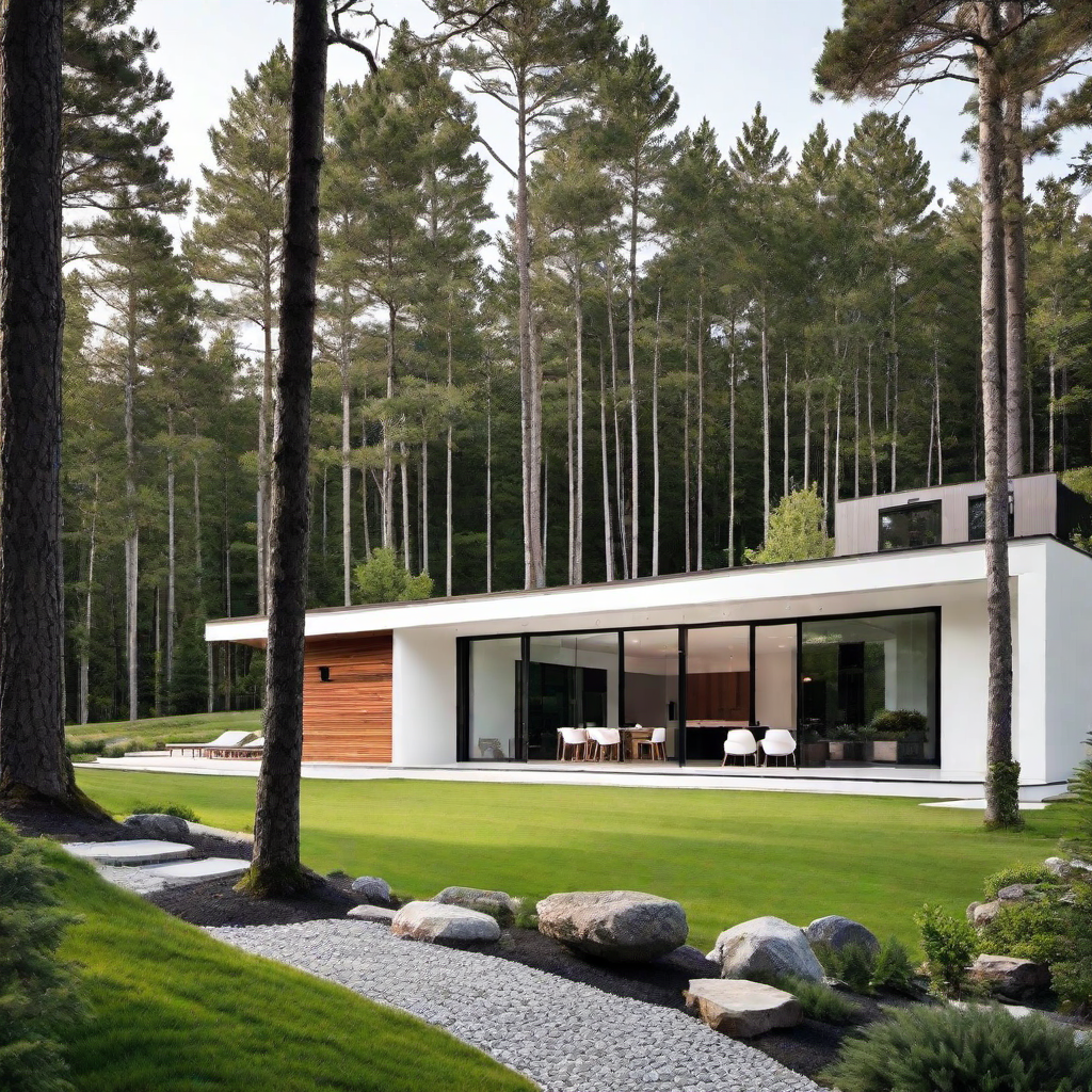 Scandinavian Flair: Modern Scandinavian House Exterior