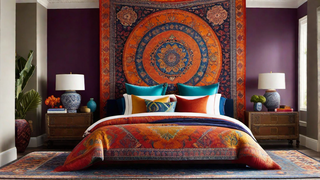 Exotic Allure: Using Global Influences for Colorful Master Bedroom Designs