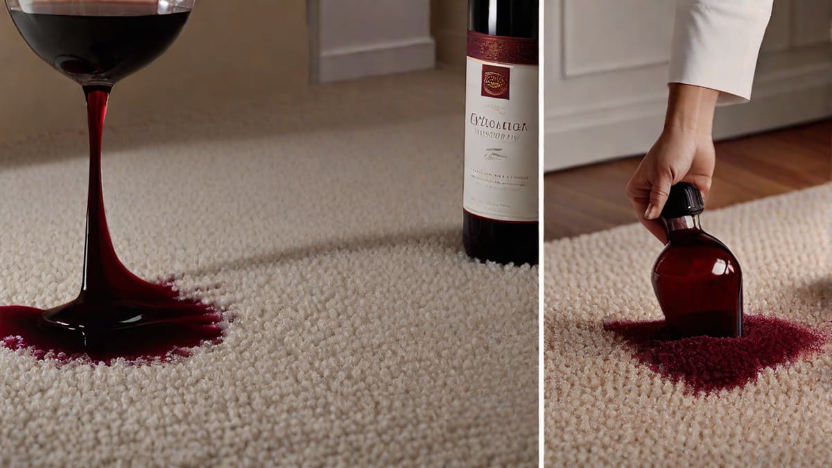 How To Remove Wine Stains On Carpet