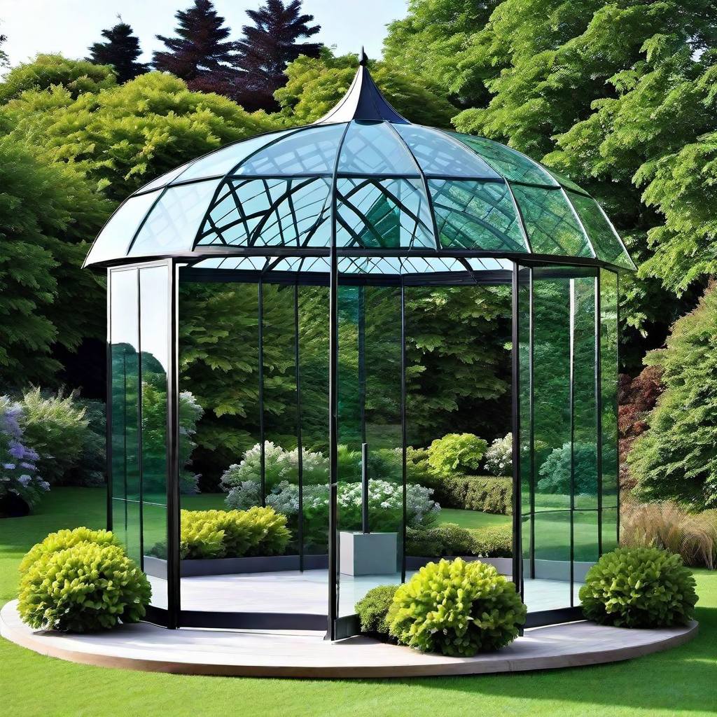 39. Artistic Expression: Sculptural Gazebo Designs That Make a Statement