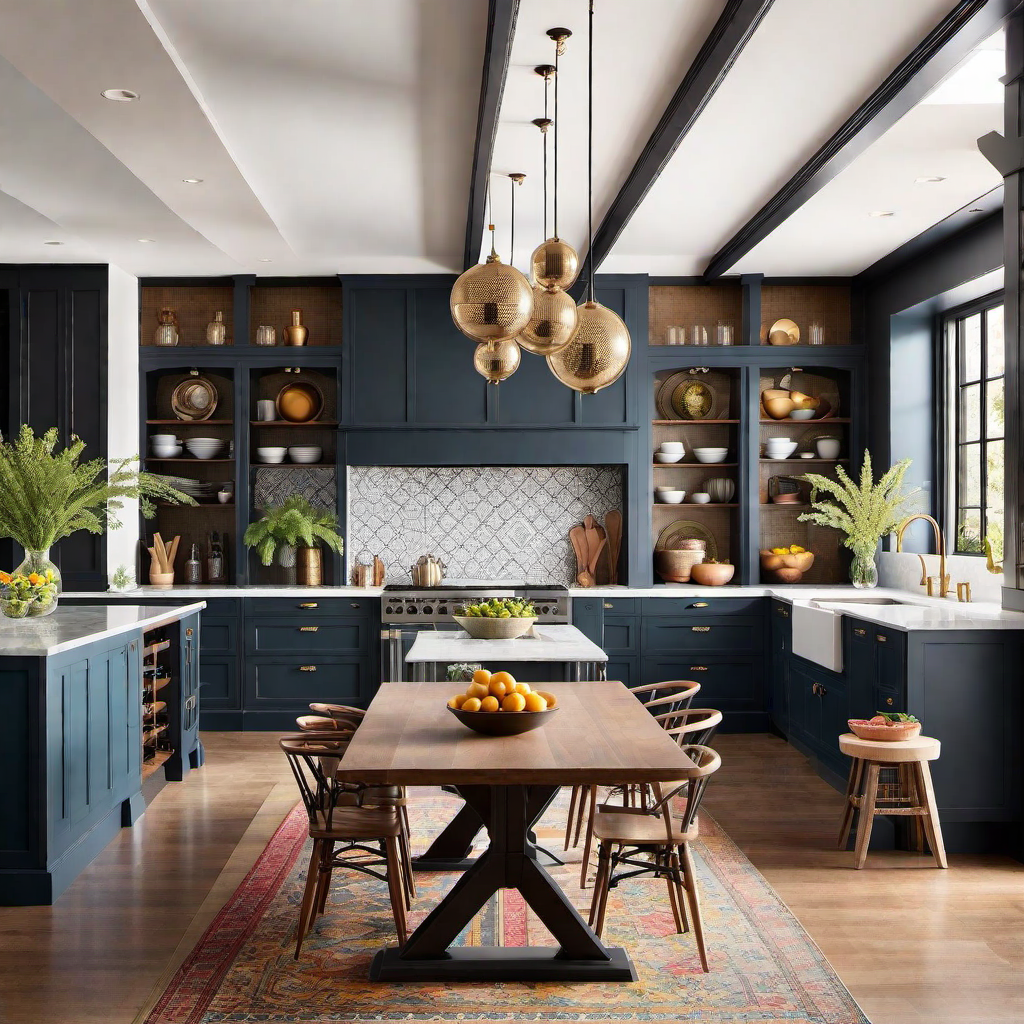Classic Revamp: Eclectic Kitchen Timeless Appeal