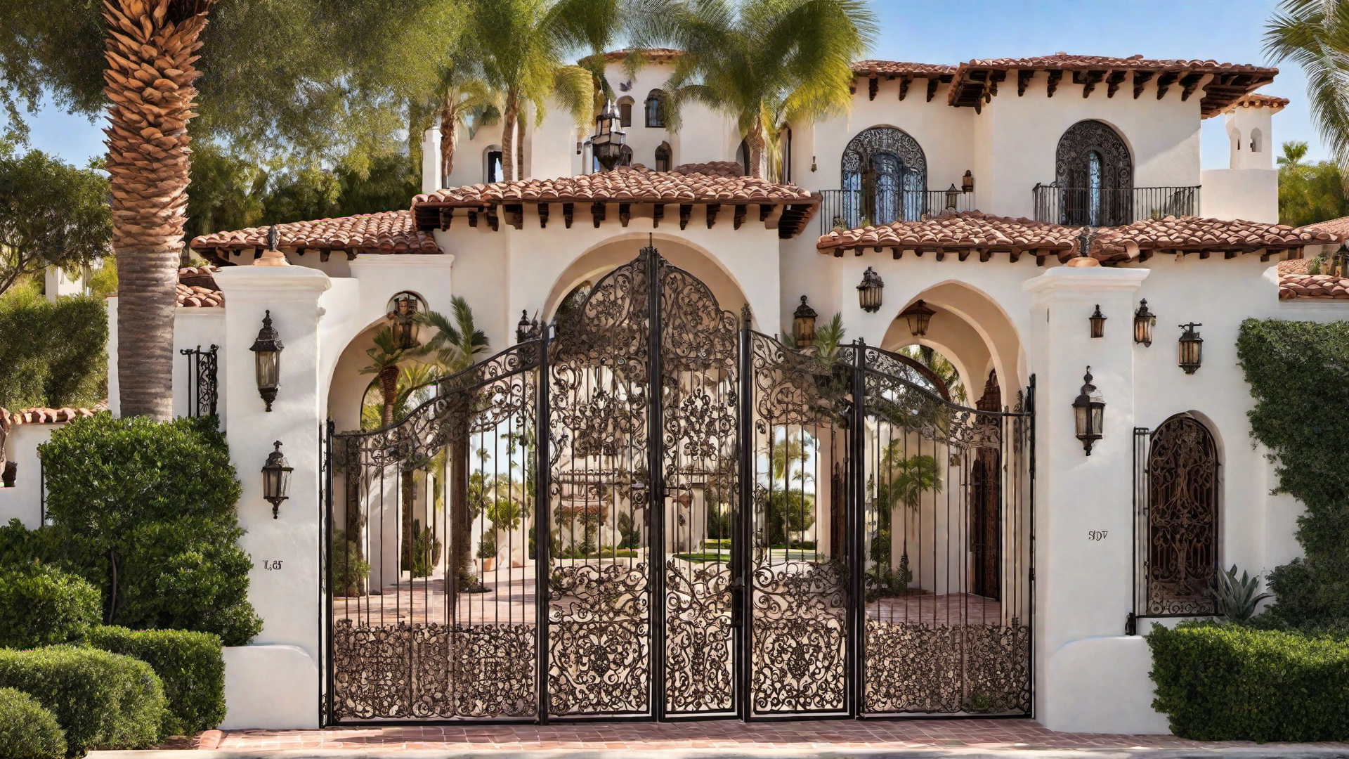 Gated Entrances: Privacy and Security in Spanish Revival Properties