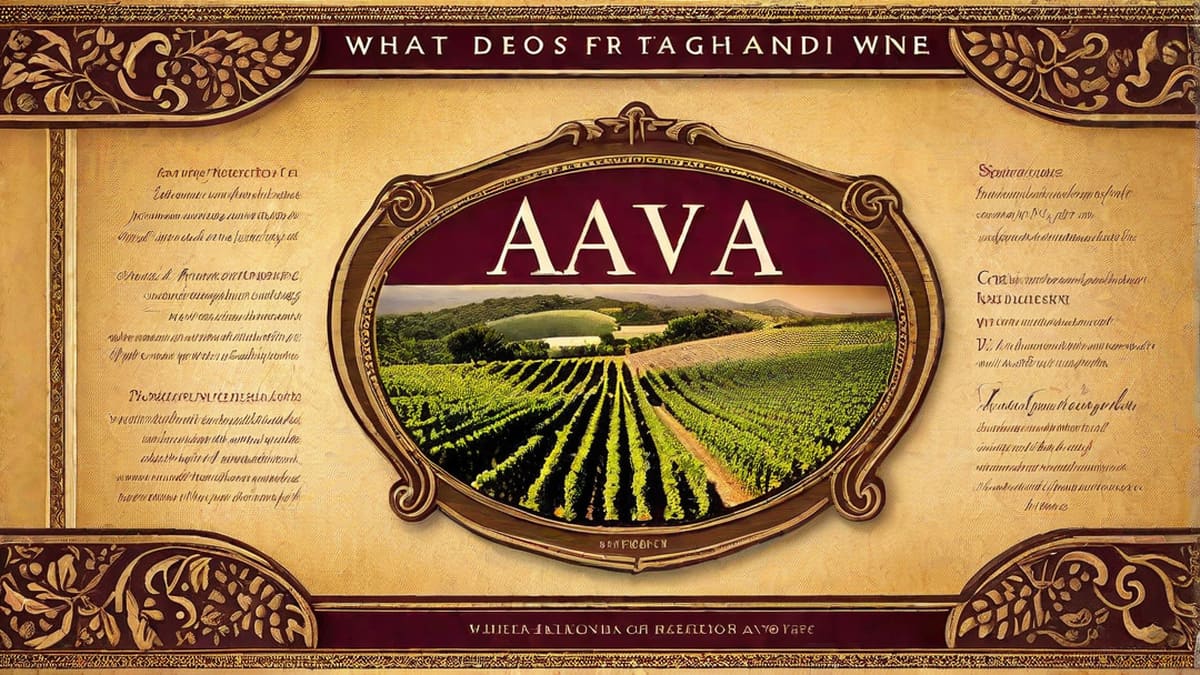 What Does Ava Stand For In Wine