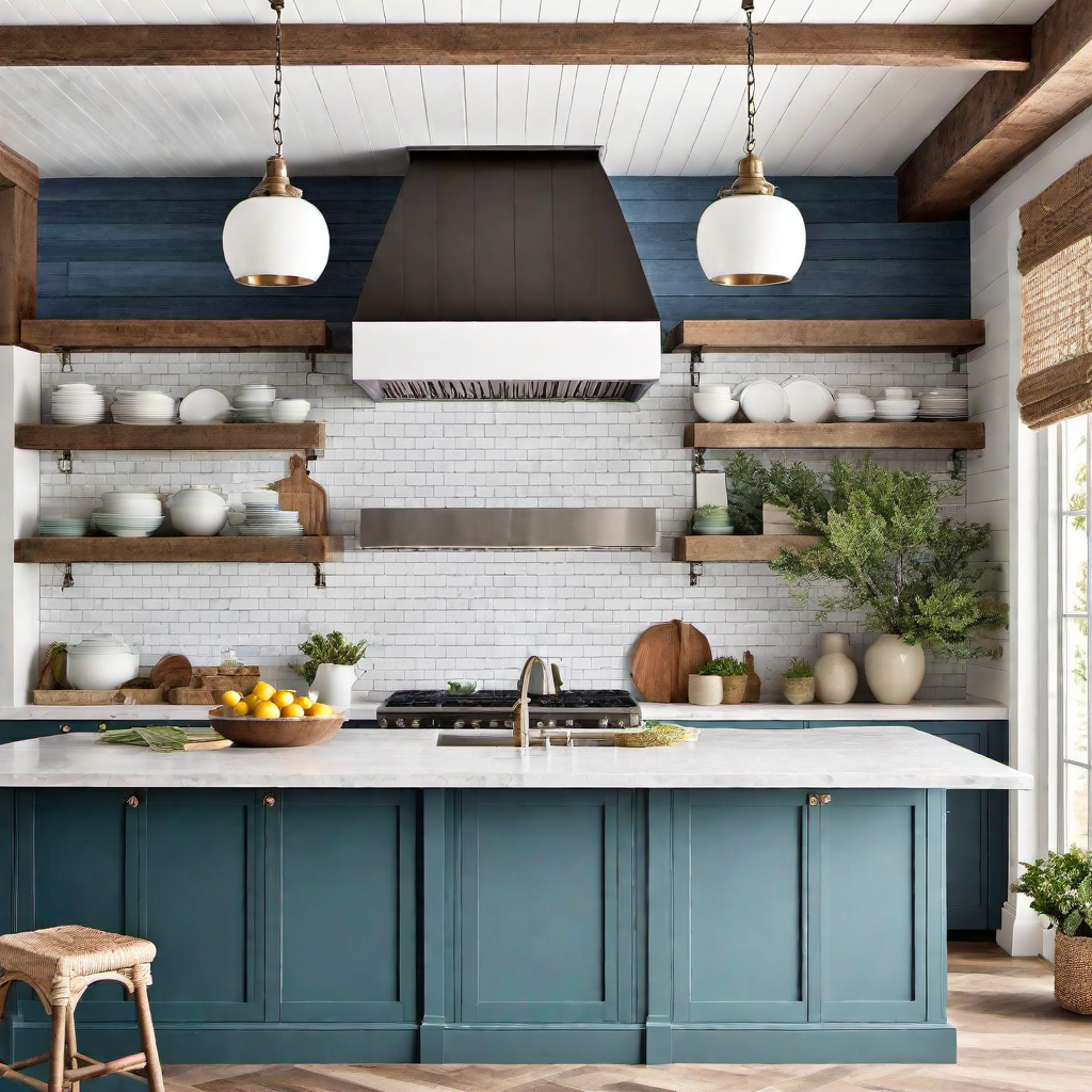 Coastal Influence: Rustic Modern Kitchens by the Sea