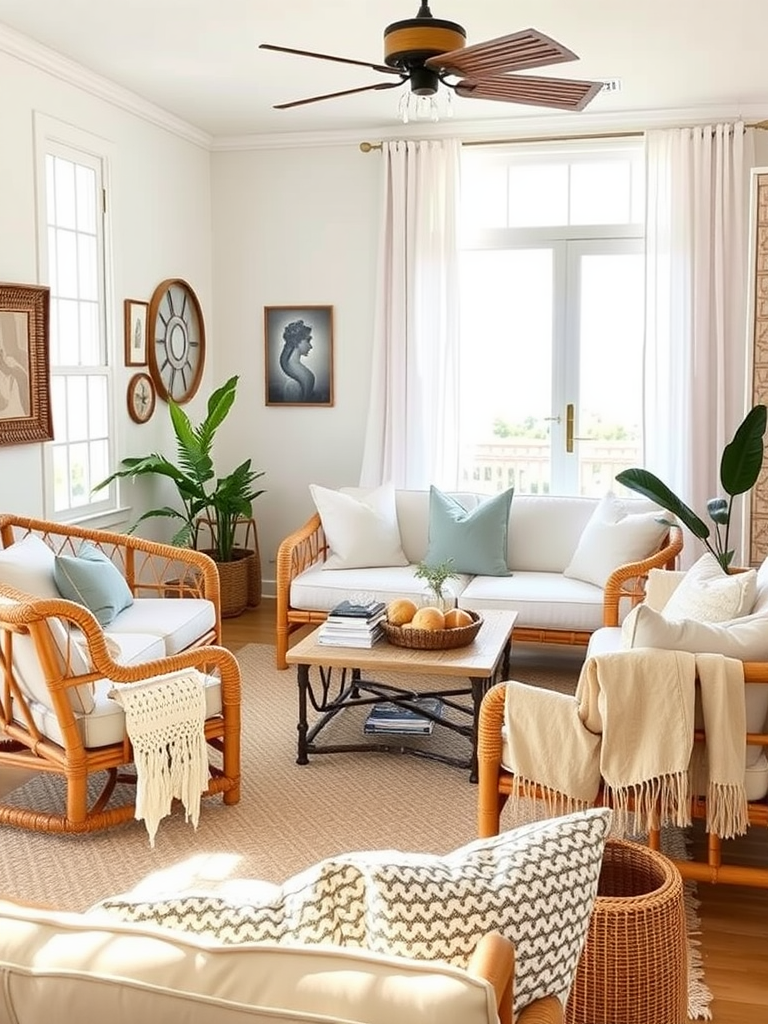 Coastal Boho Vibes: Bringing the Beach into Living Rooms