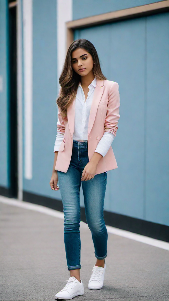 Smart Casual: Blazers with Casual Wear