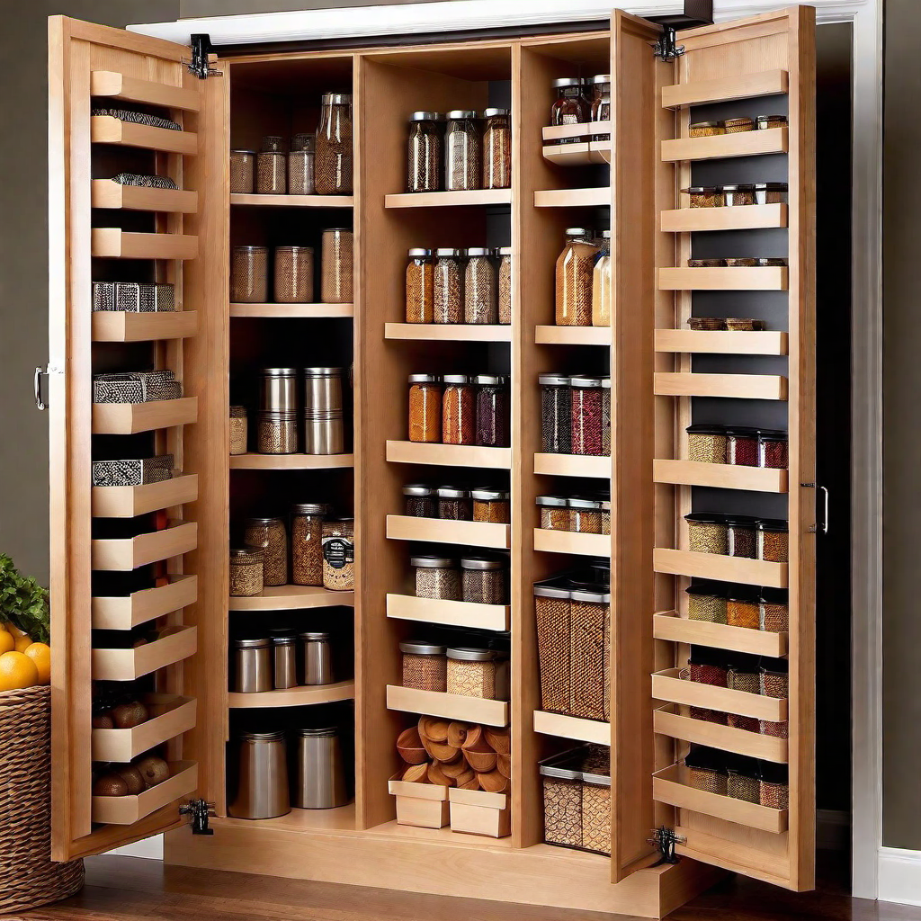 Oak Barrel Storage: Unique Touch for Pantry Decor