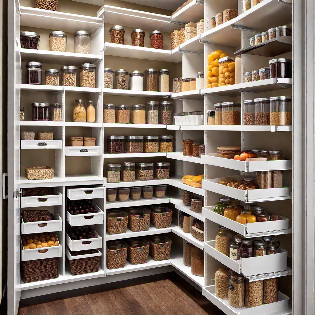 Pantry Cabinet Inserts: Customizing Shelves for Efficiency