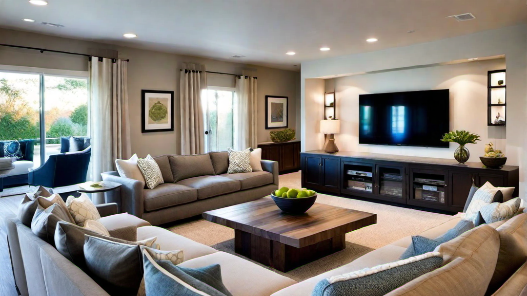 Entertainment Center: Media Room and Gaming Area for All Ages