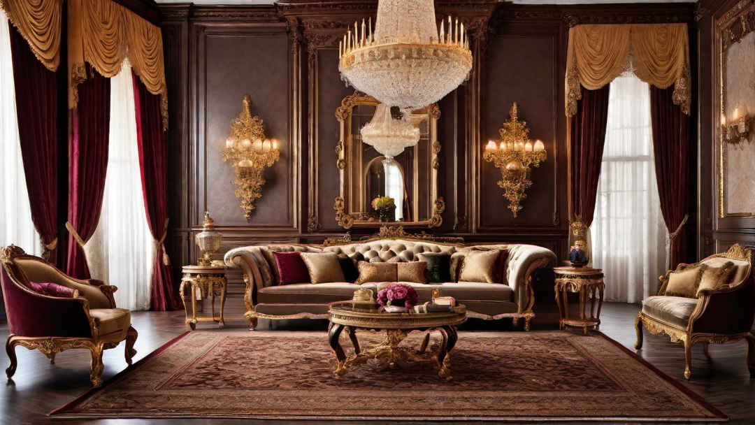 Antique Charm: Vintage Furniture and Decor in Victorian Living Room