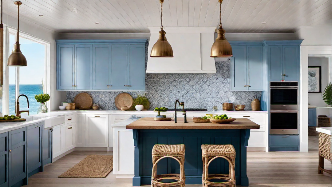 Artistic Accents: Creative Touches in Coastal Kitchen Decor