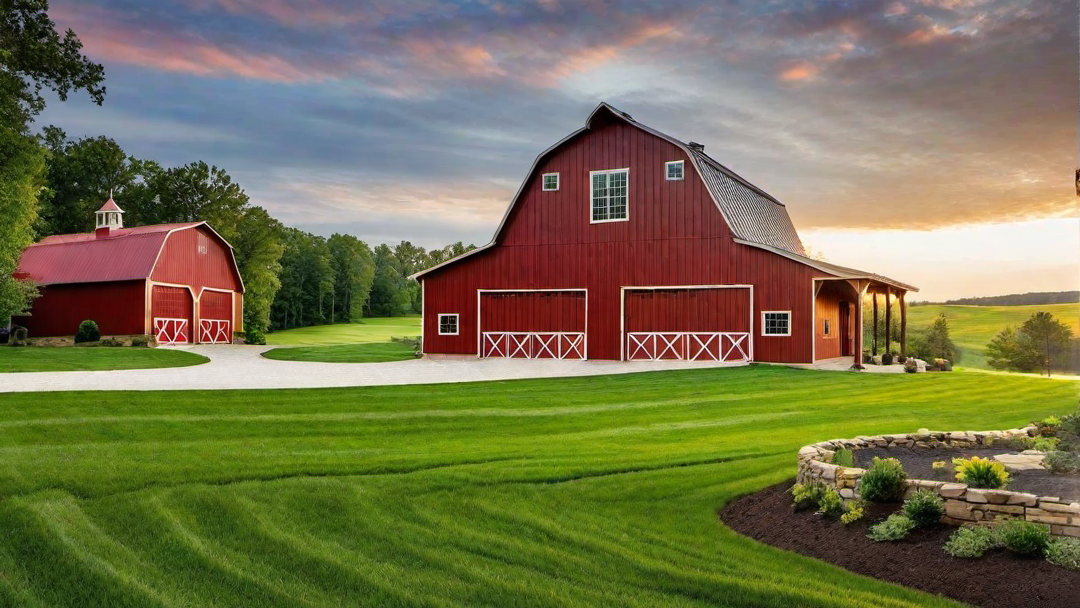 Country Chic: Barndominium Houses in Rural Settings