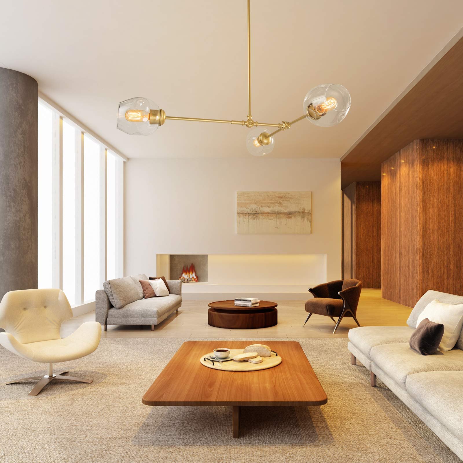 KSANA Gold Chandelier