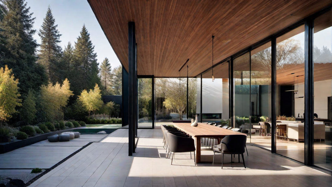 Blurring Boundaries: Modern Exterior House with Fluid Architecture