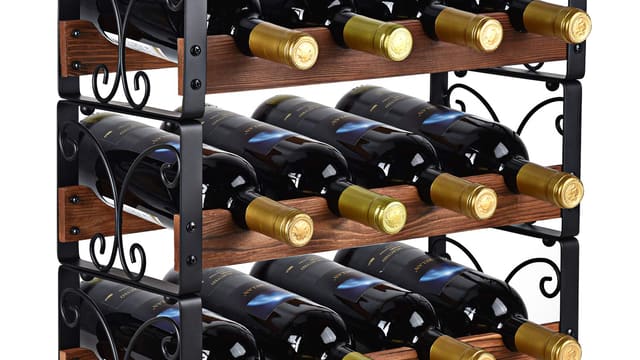 Wine Rack Above Fridge