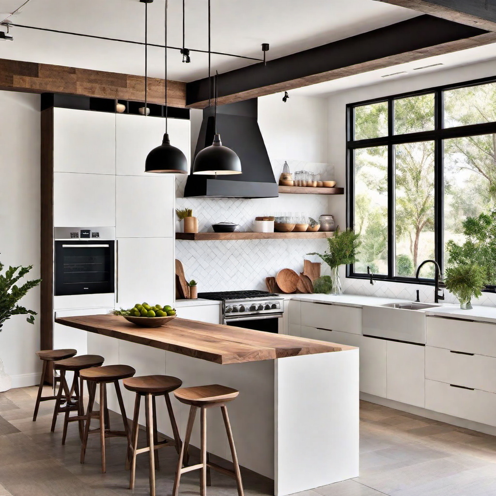 Sleek and Stylish: Modern Rustic Kitchen Design