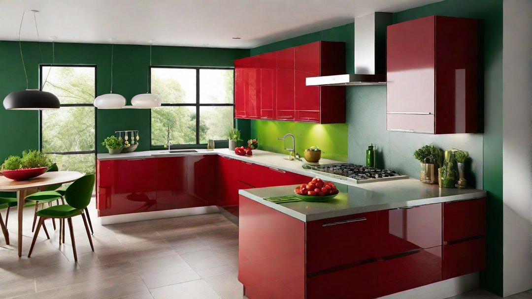 Red and Green Harmony: Balancing Energizing and Calming Tones