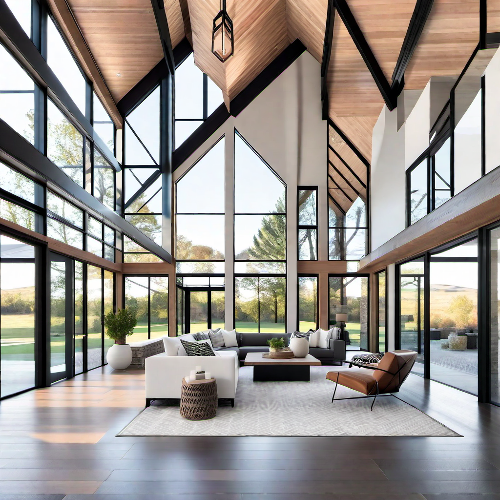 Neutral Palette: The Timeless Appeal of Grey and White in Modern Barn Houses