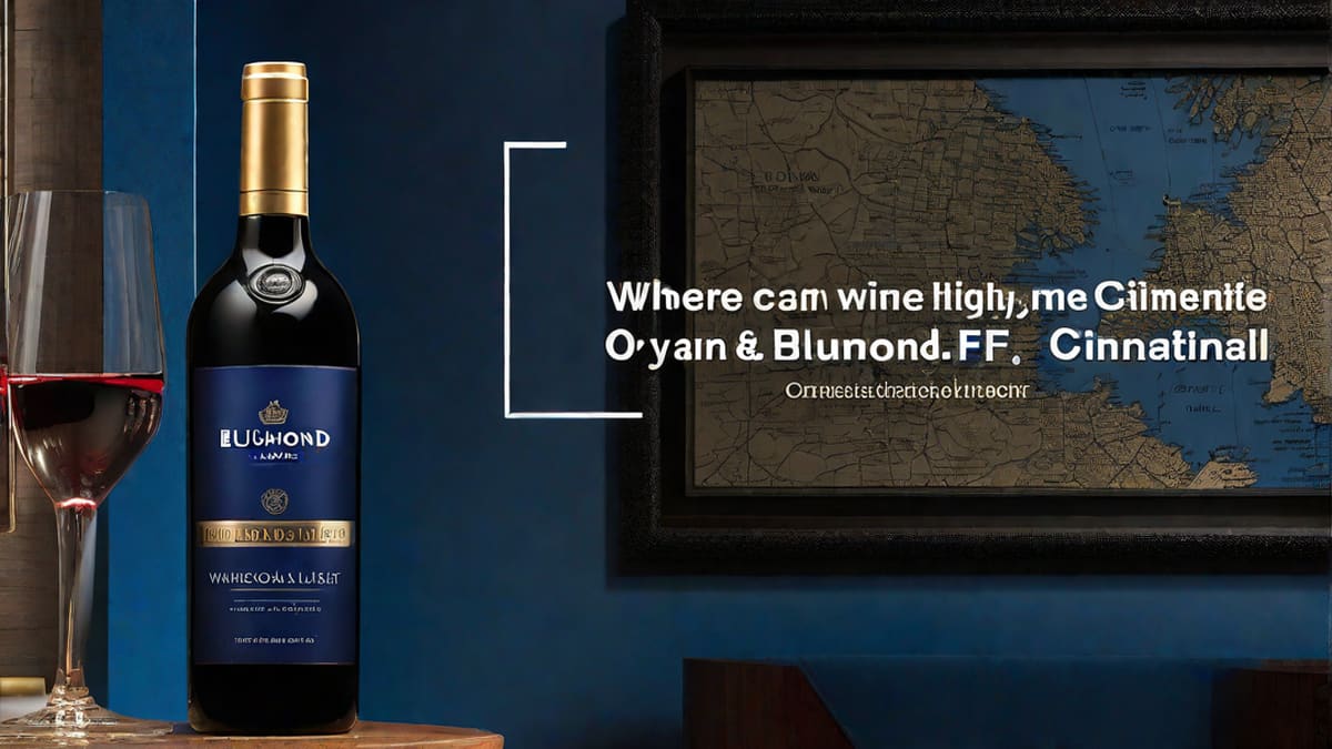 Where Can I Buy Blumond Wine Near Me