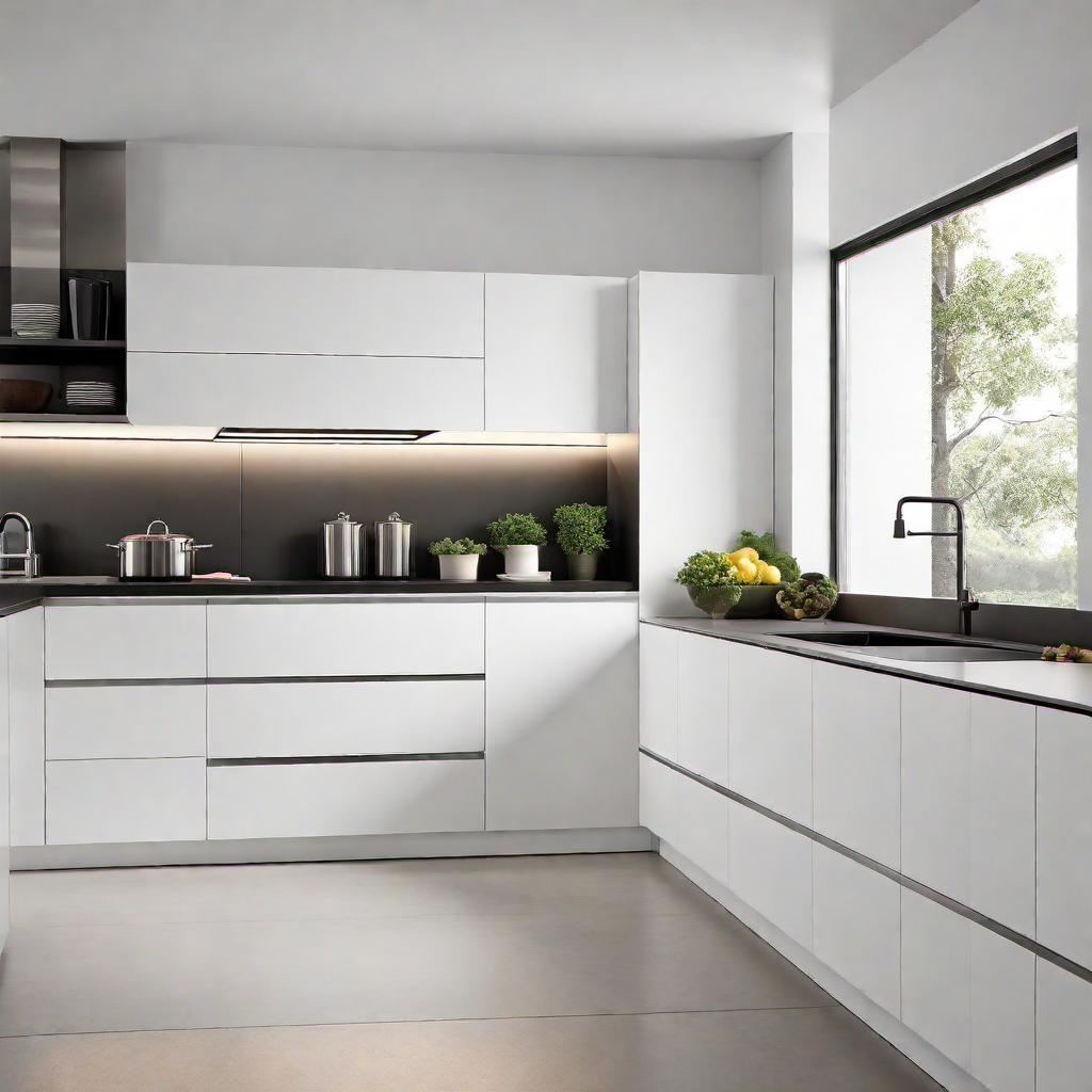 Clean and Crisp: Minimalist Kitchen Finishes