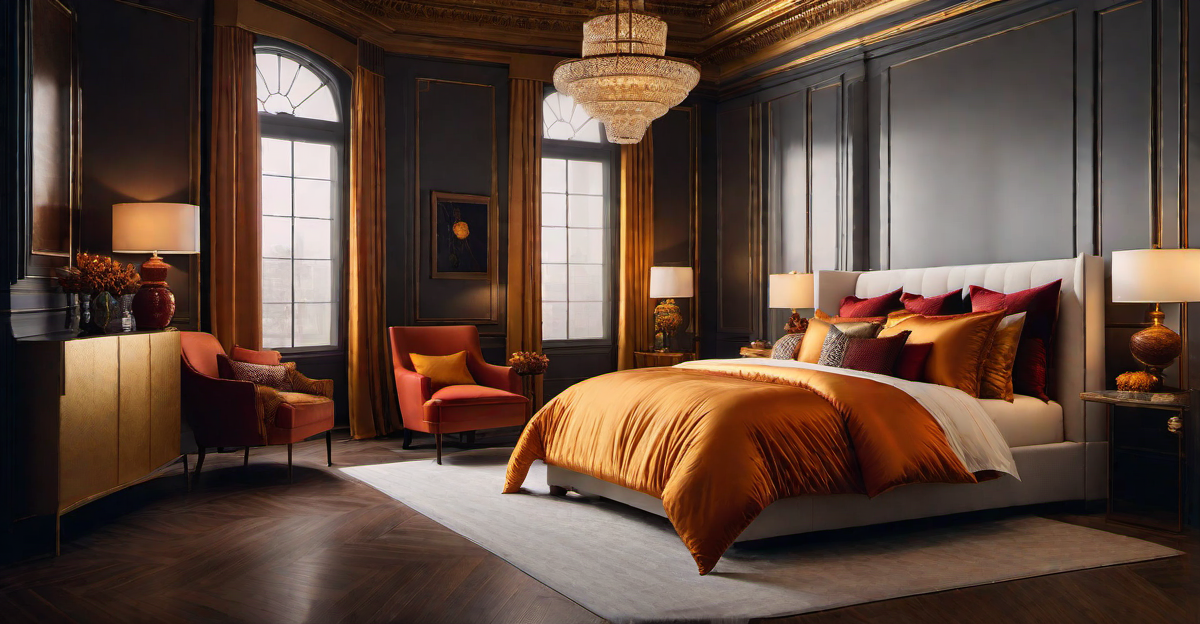Layered Luxe: Creating Depth with Sunset Colors