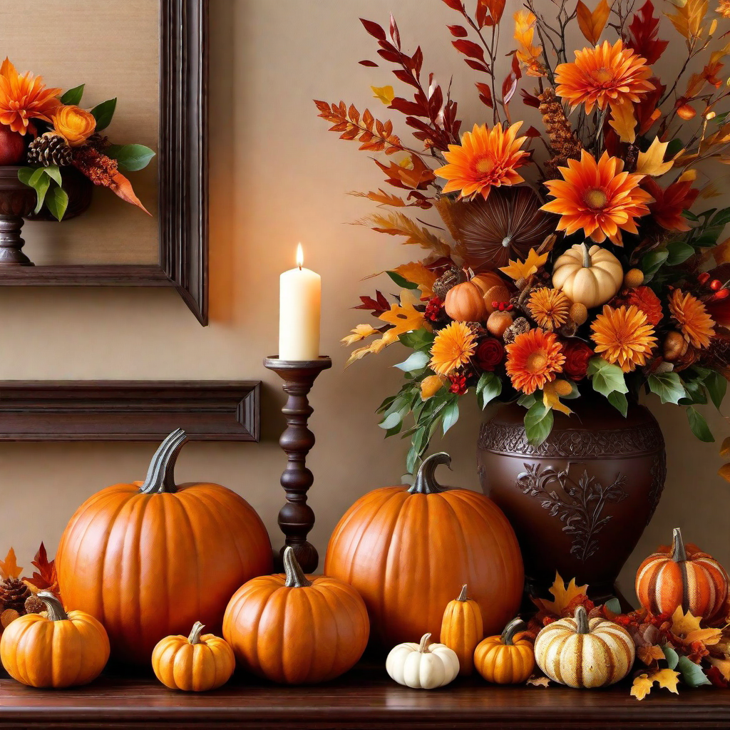 Seasonal Mantel Decor: Styling Your Fireplace for Thanksgiving