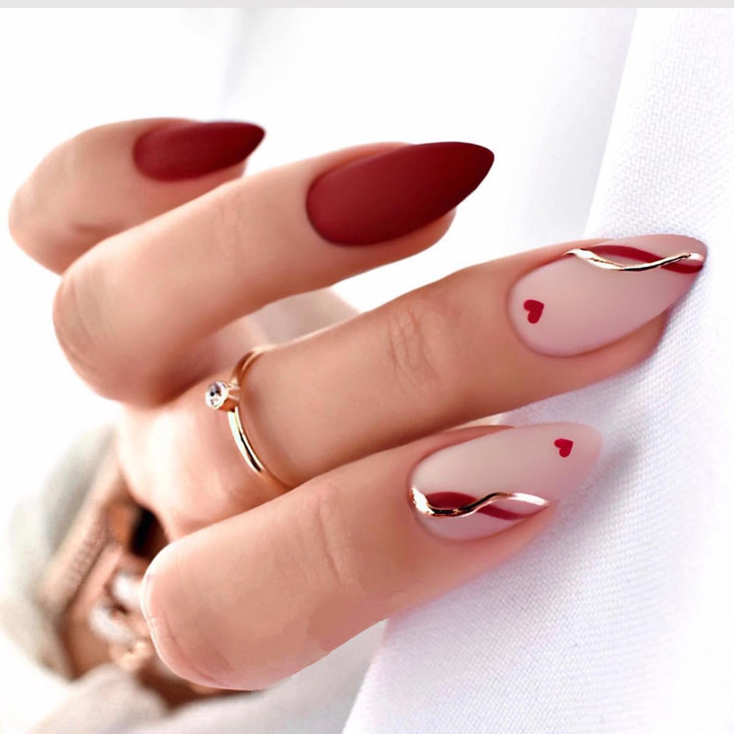Valentines Day Acrylic Nails